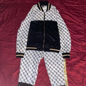 Black & white sweat suit By Twenty Three